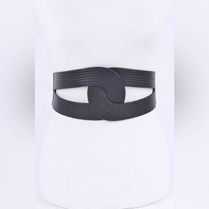 Vegan Leather Waist Corset Statement Belt
